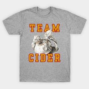 Team Cider! Vintage Golden Red Style T-Shirt